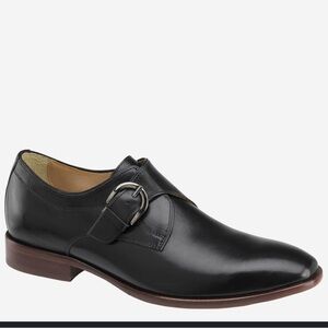 Johnston and Murphy Men's Black Leather Dress Shoes